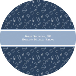 Medical Doctor Multipurpose Round Labels - 1" (Personalized)