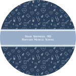 Medical Doctor Multipurpose Round Labels - 2" (Personalized)