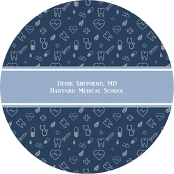 Medical Doctor Multipurpose Round Labels - 2" (Personalized)