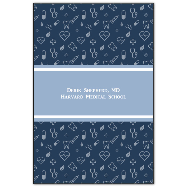 Custom Medical Doctor Wood Print - 20x30 (Personalized)