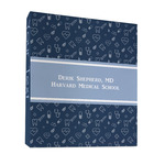 Medical Doctor 3 Ring Binder - Full Wrap - 1" (Personalized)