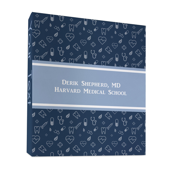 Custom Medical Doctor 3 Ring Binder - Full Wrap - 1" (Personalized)