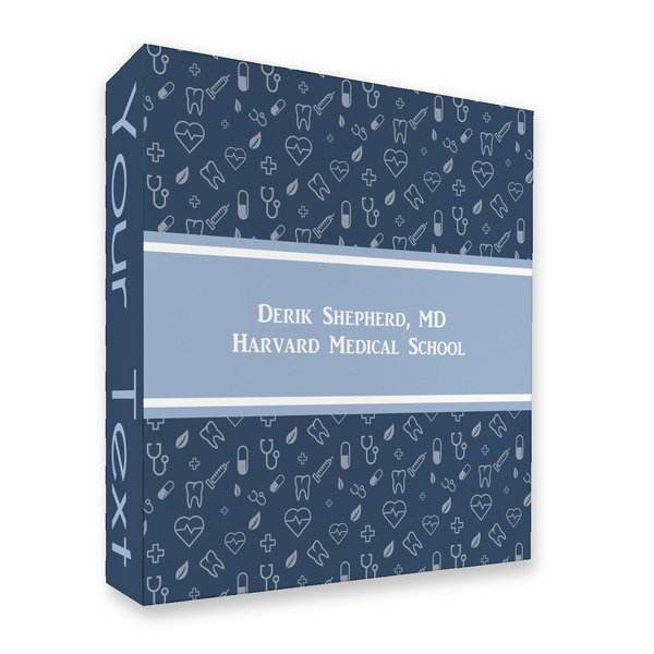 Custom Medical Doctor 3 Ring Binder - Full Wrap - 2" (Personalized)