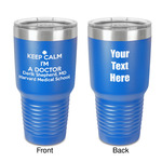 Medical Doctor 30 oz Stainless Steel Tumbler - Royal Blue - Double-Sided (Personalized)