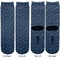 Medical Doctor Adult Crew Socks - Double Pair - Front and Back - Apvl