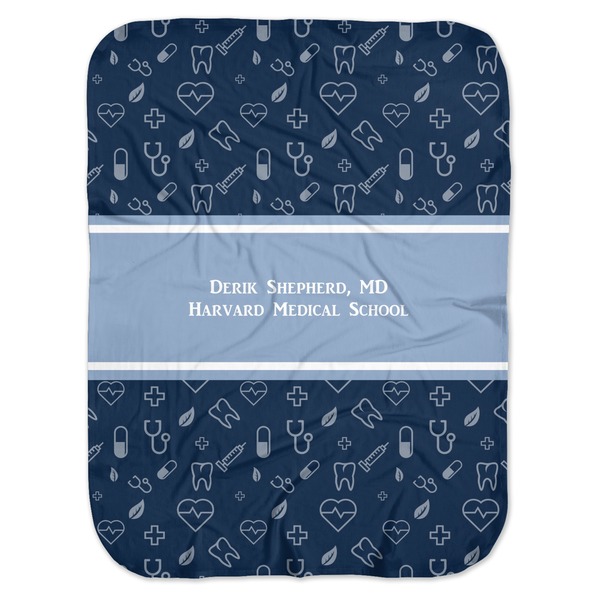 Custom Medical Doctor Baby Swaddling Blanket (Personalized)