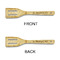 Medical Doctor Bamboo Slotted Spatulas - Double Sided - APPROVAL