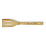 Medical Doctor Bamboo Slotted Spatula - Double Sided (Personalized)