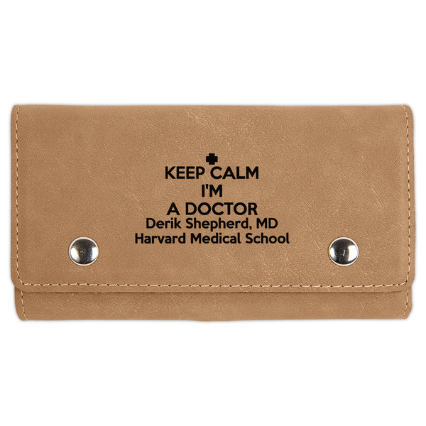 Custom Medical Doctor Cards & Dice Set - Light Brown (Personalized)