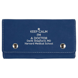 Medical Doctor Cards & Dice Set - Navy Blue (Personalized)