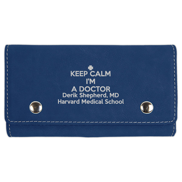 Custom Medical Doctor Cards & Dice Set - Navy Blue (Personalized)