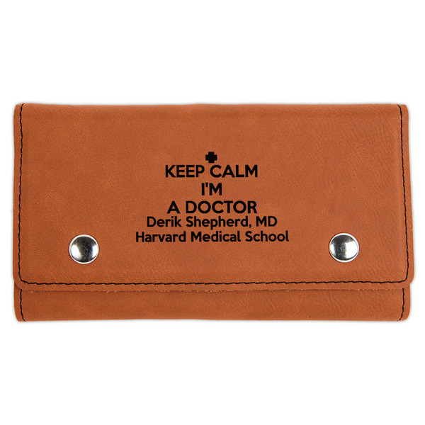 Custom Medical Doctor Cards & Dice Set - Rawhide (Personalized)