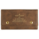 Medical Doctor Cards & Dice Set - Rustic Brown (Personalized)