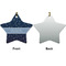 Medical Doctor Ceramic Flat Ornament - Star Front & Back (APPROVAL)