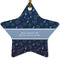 Medical Doctor Ceramic Flat Ornament - Star (Front)