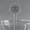 Medical Doctor Clear Plastic 7" Stir Stick - Round - Main