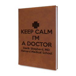 Medical Doctor Leatherette Journal - Single Sided (Personalized)