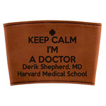 Medical Doctor Leatherette Cup Sleeve (Personalized)