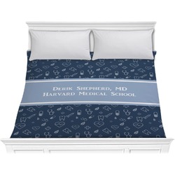 Medical Doctor Comforter - King (Personalized)