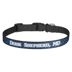 Medical Doctor Dog Collar - Medium (Personalized)