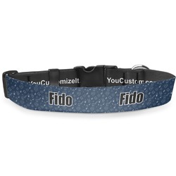 Medical Doctor Deluxe Dog Collar - Large (13" to 21") (Personalized)
