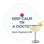 Medical Doctor Printed Drink Topper - 3.25" (Personalized)