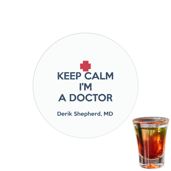 Custom Medical Doctor Printed Drink Topper - 1.5" (Personalized)