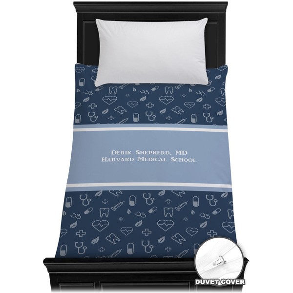 Custom Medical Doctor Duvet Cover - Twin XL (Personalized)