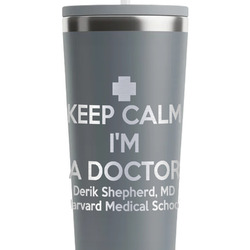 Medical Doctor RTIC Everyday Tumbler with Straw - 28oz - Grey - Double-Sided (Personalized)