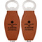 Medical Doctor Leather Bar Bottle Opener - Front and Back