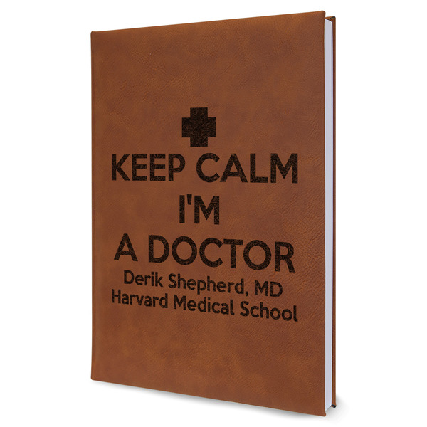 Custom Medical Doctor Leather Sketchbook - Large - Single Sided (Personalized)