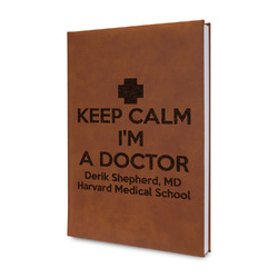 Medical Doctor Leather Sketchbook - Small - Single Sided (Personalized)