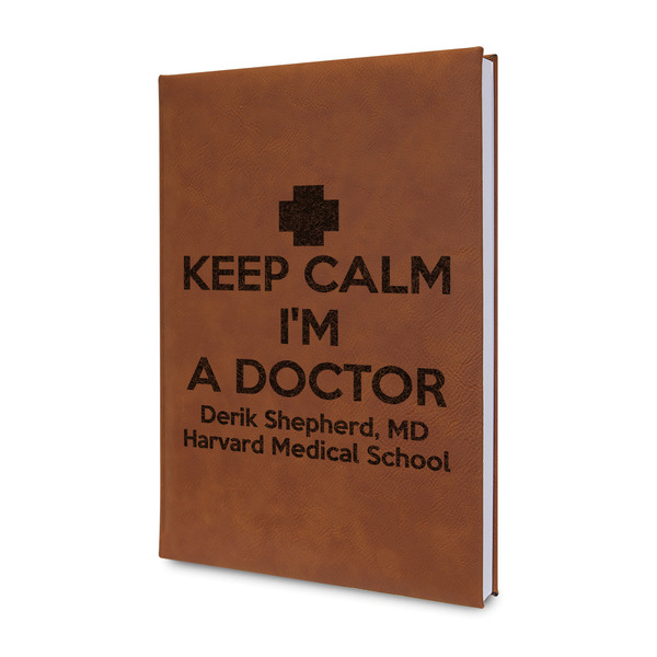 Custom Medical Doctor Leather Sketchbook - Small - Single Sided (Personalized)