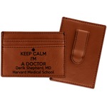 Medical Doctor Leatherette Wallet with Money Clip (Personalized)