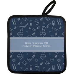 Medical Doctor Pot Holder w/ Name or Text