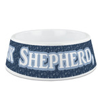 Medical Doctor Plastic Dog Bowl (Personalized)