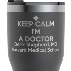 Medical Doctor RTIC Tumbler - Black - Engraved Front (Personalized)