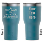 Medical Doctor RTIC Tumbler - Dark Teal - Laser Engraved - Double-Sided (Personalized)