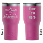 Medical Doctor RTIC Tumbler - Magenta - Laser Engraved - Double-Sided (Personalized)