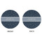 Medical Doctor Round Linen Placemats - APPROVAL (double sided)