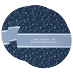 Medical Doctor Round Paper Coasters w/ Name or Text