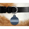 Medical Doctor Round Pet Tag on Collar & Dog