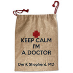 Medical Doctor Santa Sack - Front (Personalized)