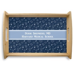 Medical Doctor Natural Wooden Tray - Small (Personalized)