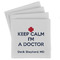 Medical Doctor Set of 4 Sandstone Coasters - Front View