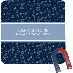 Medical Doctor Square Fridge Magnet (Personalized)