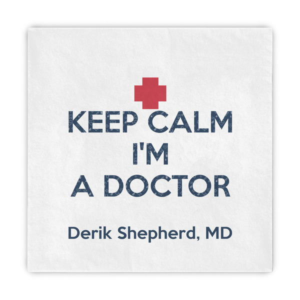 Custom Medical Doctor Decorative Paper Napkins (Personalized)