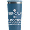 Medical Doctor Steel Blue RTIC Everyday Tumbler - 28 oz. - Close Up