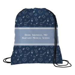 Medical Doctor Drawstring Backpack - Large (Personalized)