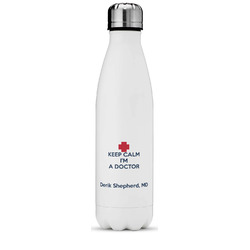 Medical Doctor Water Bottle - 17 oz. - Stainless Steel - Full Color Printing (Personalized)